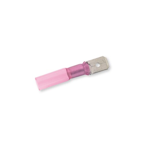 Cosse thermoseal mâle 6,3 mm HQ rouge